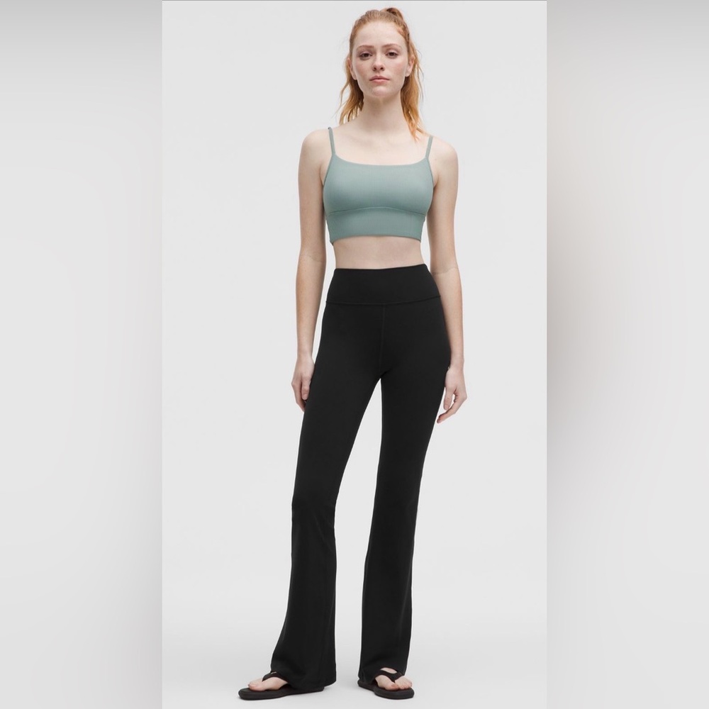 Lululemon Groove Pant High-Waist Black Flare Leggings
